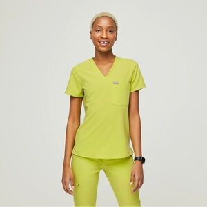 Figs Citrine Catarina™ - One-Pocket Scrub Top small